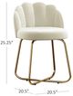 HH2 Home Catalina Beige Vanity Stool-2