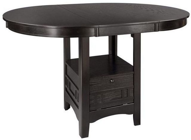 Mazin Furniture Junipero 5-Piece Dark Cherry Counter Height Table Set-3
