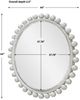 Uttermost® Cyra Aged Ivory Round Mirror-3