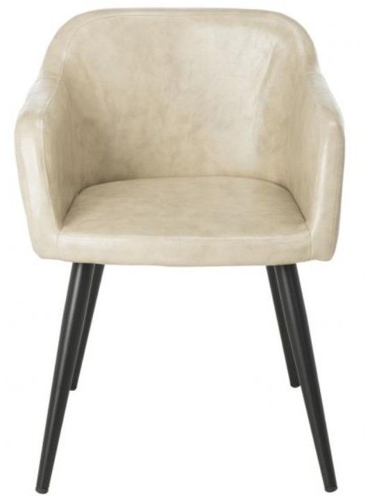 Safavieh Adalena Beige/Black Accent Chair-1