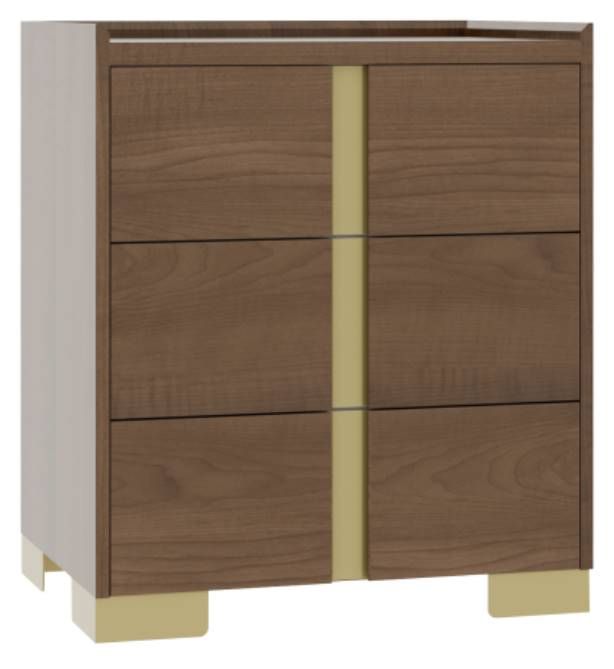 Country View Woodworking Verrado 28" Metal Legs Bedside Chest-0