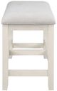 Steve Silver Co. Hyland Cream/Vanilla Counter Bench-3