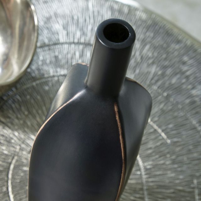 Signature Design by Ashley® Rhaveney Black 13" Vases-3