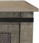 Million Dollar Rustic Barn Door Charcoal/Grey 60" TV Stand-1