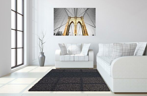 Classy Art Style 40 Floating Tempered Glass with Foil Wall Art-2