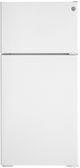 GE® 28" 16.6 Cu. Ft. ENERGY STAR® White Top Freezer Refrigerator-0
