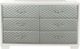 New Classic® Home Furnishings Luxor Silver/White Dresser-1