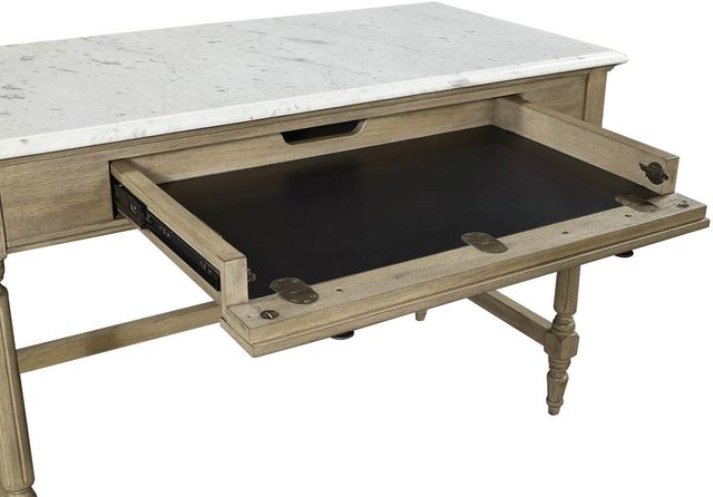 Aspenhome® Provence Patine Writing Desk with Marble Top-2