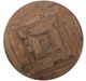 International Furniture Direct Balam Brown Round Dining Table-2