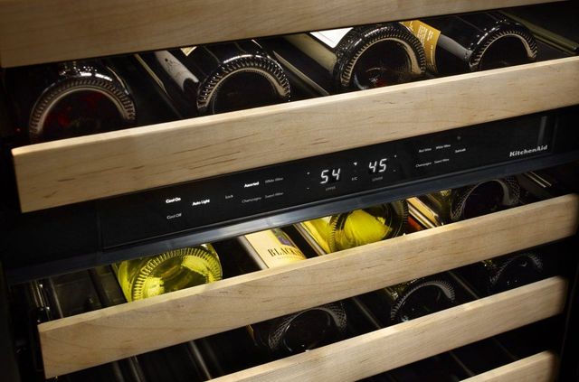 KitchenAid® 24" Stainless Steel Wine Cooler-3