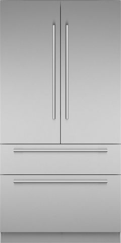 Thermador® Freedom® 42 in. 22.3 Cu. Ft. Masterpiece® Stainless Steel Built In Counter Depth French Door Freezer