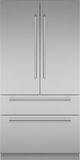Thermador® Freedom® 42" 22.3 Cu. Ft. Masterpiece® Stainless Steel Built-In French Door Freezer-0