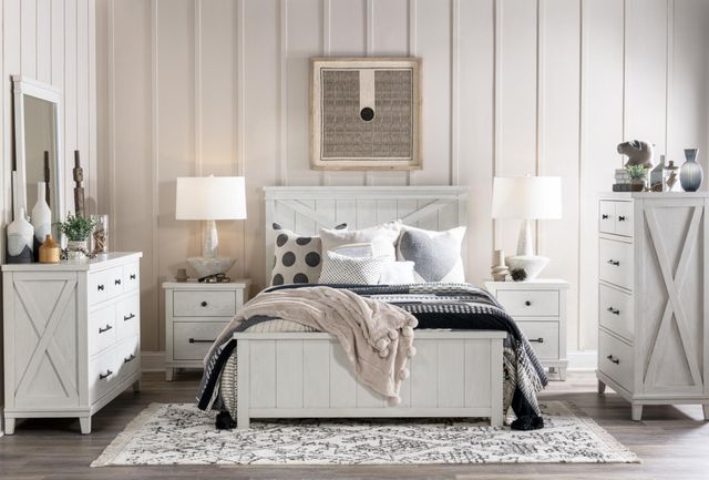 Legacy Kids Teen Flatiron White Full Panel Bed-1