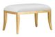 Currey & Company Garson Muslin Antique Gold Ottoman-0