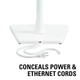 Sanus® WSS21 White Wireless Speaker Stand-3