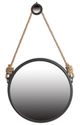 A & B Home Black Hanging Mirror-0