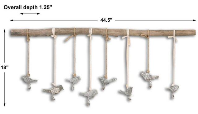 Uttermost® Birds On A Branch Dark Bronze Wall Decor-2