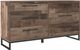 Signature Design by Ashley® Neilsville 4-Piece Multi Gray Full Panel Platform Bed Set-2