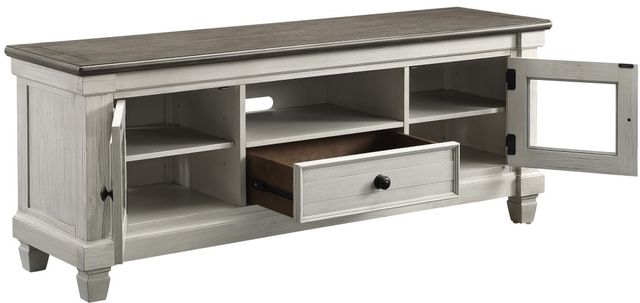 Homelegance® Granby Antique White/Rosy Brown 64" TV Stand-3