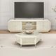 Michael Amini® La Rachelle Chardonnay/Medium Champagne Media Cabinet-1