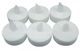 YHD 6-Piece White LED Candle Set-0