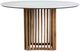 Crestview Collection Sullivan White Dining Table with Brown Base-1