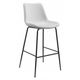 Zuo® Modern Byron White Bar Chair-0