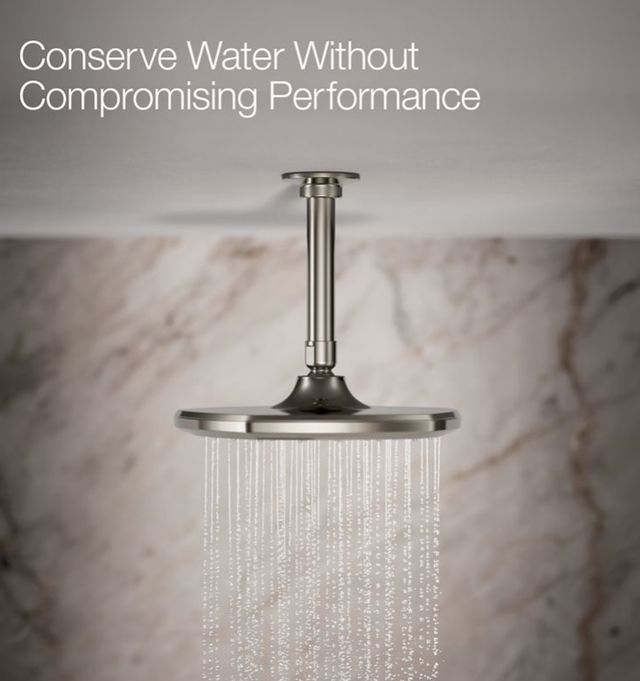 KOHLER® Occasion® Vibrant Polished Nickel 1.75 GPM 8" Single-Function Rainhead-4