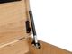 Transformer Table Transformer Scandinavian Oak Table to Desk with Gold Base-4