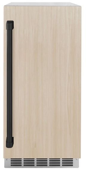 ZLINE Autograph Edition 15" Panel Ready Touchstone Gourmet Ice Maker with Matte Black Handle-2