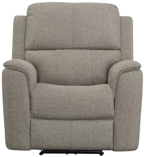Flexsteel® Henry Fog Gray Power Recliner with Power Headrest and Lumbar-3