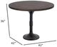 Nest Home Collections Sadie Java 42" Round Counter Table-2