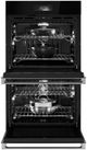 Jennair® NOIR™ 30" Stainless Steel Double Electric Wall Oven with V2™ Vertical Dual-Fan True Convection-1