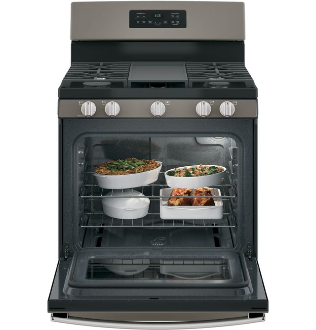 GE® 30" Slate Freestanding Gas Range-1
