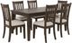 Jofran Inc. Brentwood 7-Piece Arbor Oak Dining Set-0