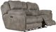 Catnapper® Ferrington Steel Power Lay Flat Reclining Console Loveseat with Power Adjustable Headrest-1