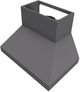 Vent-A-Hood® 42" Gunsmoke Euro-Style Wall Mount Range Hood-1