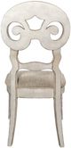 Riverside Furniture Mix-N-Match Chairs 2-Piece Beige/Chipped White Scroll Back Upholstered Dining Side Chair Set-3