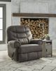 Signature Design by Ashley® Camera Time Gunmetal Manual Recliner-4