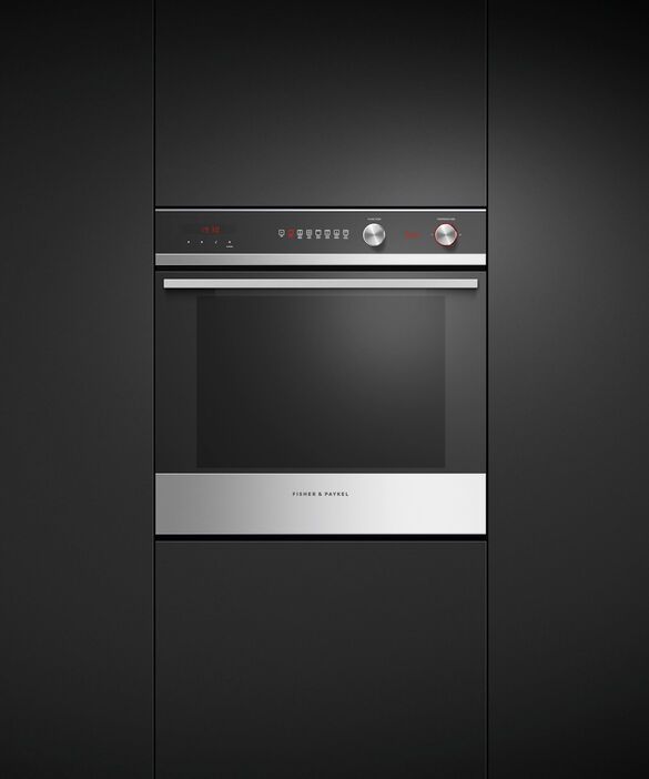 Fisher & Paykel Series 5 24" Stainless Steel Electric Built In Single Oven-2