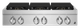 JennAir® NOIR™ 36" Stainless Steel Gas Rangetop-0