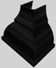 Vent-A-Hood® Designer Series 36" Black Wall Mounted Range Hood-5