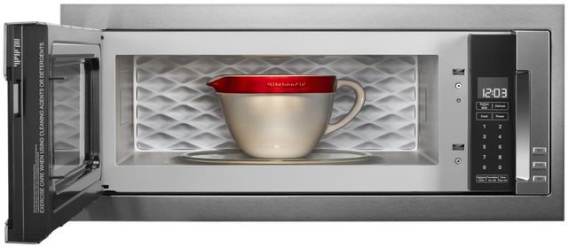 KitchenAid® 1.1 Cu. Ft. Stainless Steel Built In Microwave-2