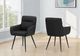 Monarch Specialties Inc. 2-Piece Black 34" Faux Leather Dining Chair Set with Arms-1