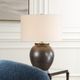 Uttermost® Hawkins Bronze Ribbed Table Lamp-1