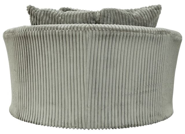 Signature Design by Ashley® Lindyn Fog Swivel Accent Chair-2