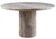 Universal Explore Home™ New Modern Meadow White Travertine Round Dining Table-0