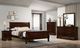 Furniture of America® Louis Philippe Dark Cherry Twin Sleigh Bed-4