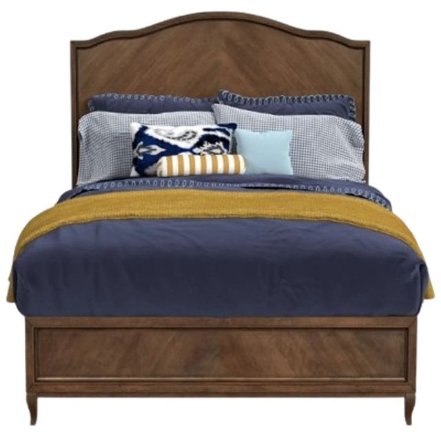 Flexsteel® Bellevue Whiskey Brown Queen Platform Bed-2