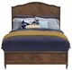 Flexsteel® Bellevue Whiskey Brown Queen Platform Bed-1
